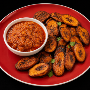 Jollof Rice and Plantains