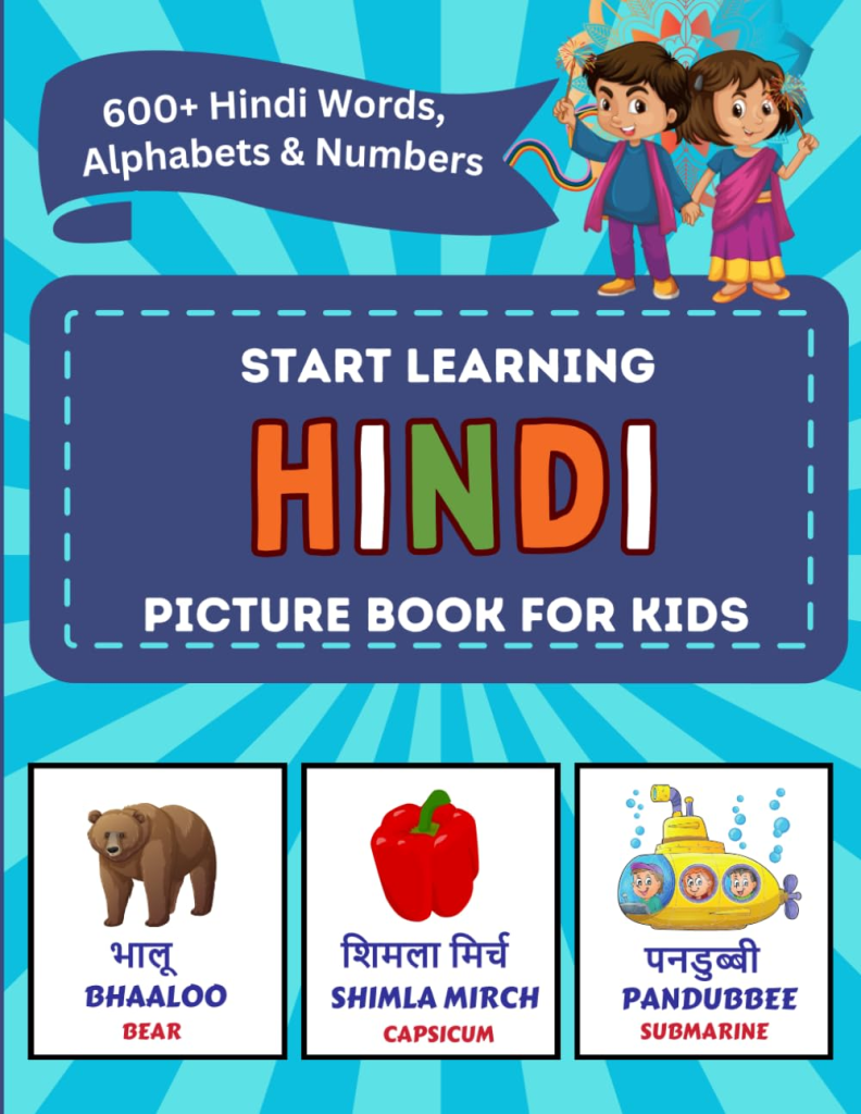 Start Learning Hindi: Picture Book for Kids